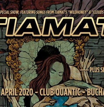 Tiamat revine în România în aprilie