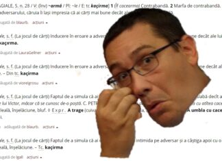 Victor Ponta, acest DEX al limbii române, ne explică ce înseamnă „cacealma”