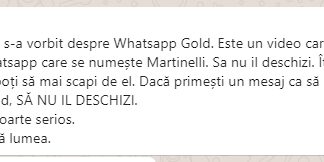 #News – Mesajele fake-news de tipul spam curg pe rețelele WhatsApp și Facebook Messenger spam pe fb