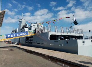 #News- Stanca, tricolorul și pakistanezii Corveta multirol PNS Yarmook