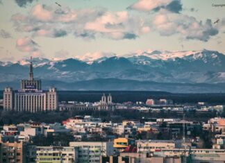 Munții Carpați, vizibili din București. Fenomen rar, imagine cât o mie de cuvinte