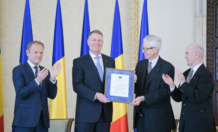 Klaus Iohannis a primit premiul European Coudenhove-Kalergi