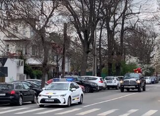 Măsuri de dezinfecţie în Sectorul 1, cu un virucid folosit în Wuhan și Italia