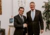 Cu Orban în locul lui Moțoc Klaus Iohannis si Ludovic Orban