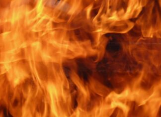 Incendiu de vegetație la Periș, lângă București