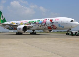 Avionul Hello Kitty: un zbor spre nicăieri costă 180 de dolari