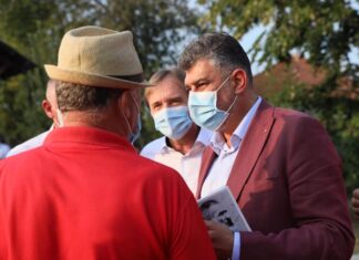 Marcel Ciolacu a avut ieri o zi plină de emoție în satul lui Brâncuși