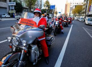 Harley Santa Club: jucării și bomboane pentru copiii abuzați