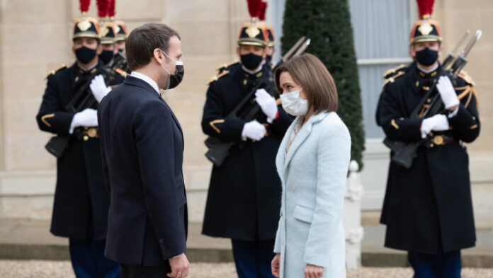 macron, maia sandu, franta, republica moldova