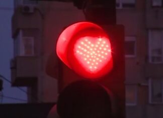 Semafoare romantice la Constanța, de Valentine’s Day