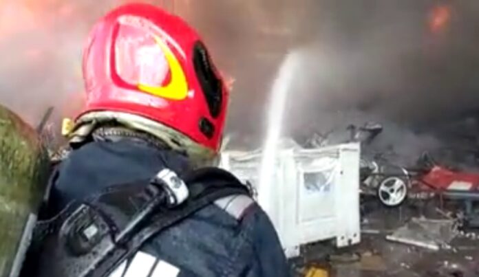 incendiu captura video