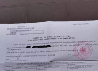 O pagină de Facebook susține că UM 01803 își cheamă rezerviștii