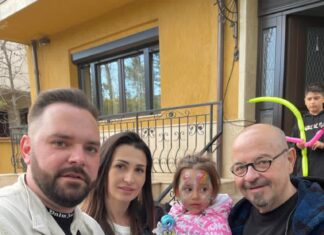Familia primarului Piedone, în sărbătoare