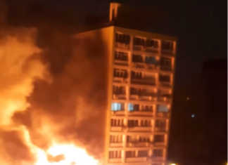 Incendiu puternic la o shaormerie cunoscută din Capitală