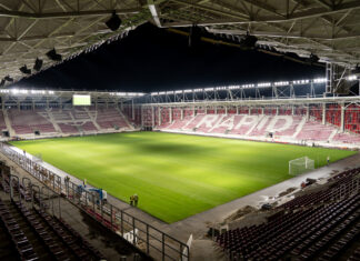 Stadionul Rapid se apropie de finalizare. Ultimele detalii sunt puse la punct
