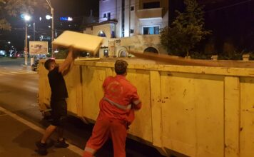 Demolarea chișcurilor amplasate ilegal în stațiile de metrou ale Sectorului 5 a continuat, în această noapte, la stația Eroilor