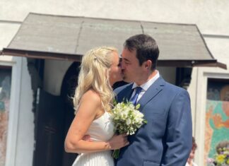 Catrinel Sandu s-a căsătorit cu Steve, iubitul american