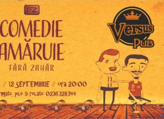 „Comedie amăruie”, concert acustic Fără Zahăr, în Galați
