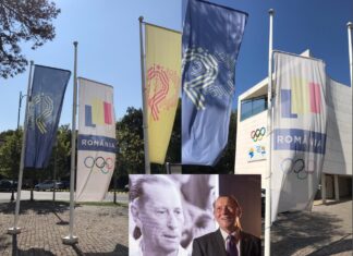 Drapelul COSR, în bernă, în semn de respect pentru Ivan Patzaichin