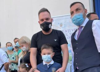 Vlad Popescu Piedone, plin de emoții în prima zi de școală