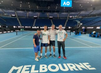 Novak Djokovic, la primele antrenamente la Antipozi