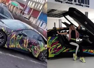 Anda Adam a comis-o din nou. Unde și-a parcat artista bolidul de lux Bolidul de lux al Andei Adam