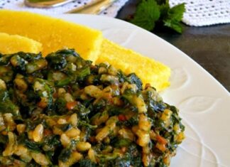 Cum se prepară cea mai bună mâncare de urzici cu orez Urzici cu orez