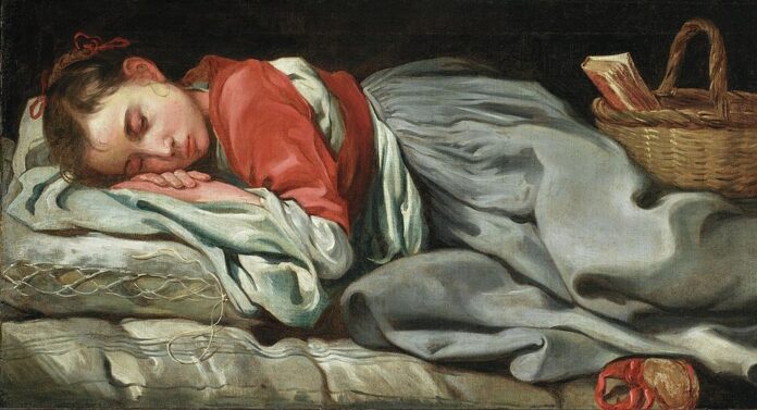 Wikipedia: Bernhard Keil - Young Girl Sleeping