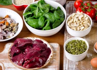 Alimentele care tratează rapid anemia organismului Alimente bogate in fier