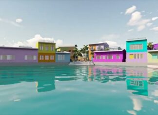 Orașul plutitor din Maldive, paradis pentru turiști