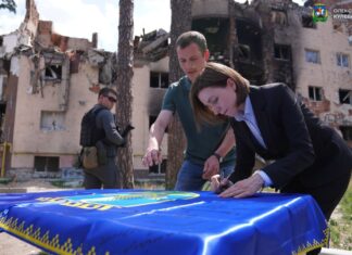 Maia Sandu a vizitat orașele Borodianka, Bucha și Irpin din Ucraina