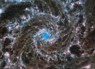 O nouă fotografie impresionantă a Galaxiei Fantomă, publicată de NASA Galaxia Fantoma