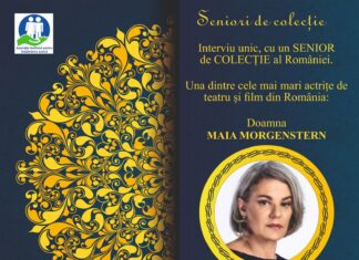 Maia Morgenstern este invitata de onoare a celei de-a IV-a ediții a Galei ”Seniori de Colecție” Sursă foto: Facebook/Îmbătrânire Activă