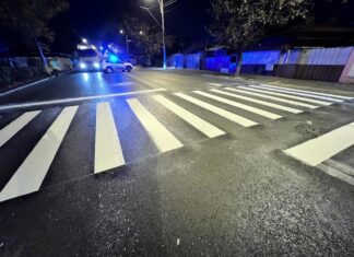 Societatea Infrastructură din Sectorul 5 al Capitalei a desfășurat mai multe lucrări nocturne, cu scopul de a asigura siguranța în trafic Sursă foto: Societatea Infrastructură