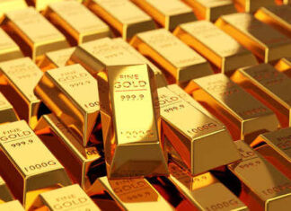 Zeci de lingouri de aur și argint, confiscate de către DIICOT de la contrabandiștii de țigări Lingou aur