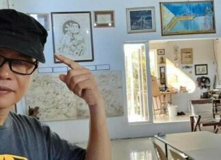 Un artist filipinez pictează opere de artă cu propriul sânge Elito Circa