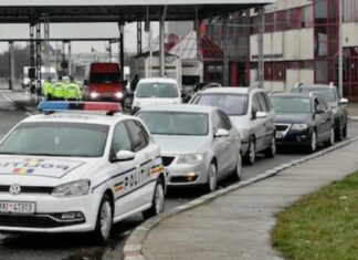 Cozi și aglomerație la vămi, la intrarea în România Vama Petea