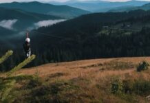 Cea mai lungă tiroliană din Europa, inaugurată în Bucovina Tiroliana