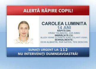 Poliția în alertă, după răpirea unei fetițe din județul Sibiu Alerta rapire copil