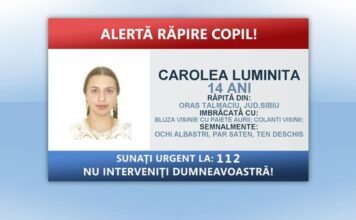 Poliția în alertă, după răpirea unei fetițe din județul Sibiu Alerta rapire copil