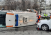 Exclusiv. Ambulanță implicată într-un accident rutier în sectorul 4