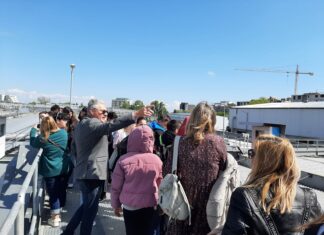 Mai mulți elevi, provenind din 5 țări europene, au vizitat Stația de epurare Constanța Nord