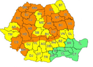 Avertizare de ploi torențiale și grindină pentru jumătate din județe Cod de ploi