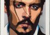 Autoportretul actorului Johnny Depp, scos la vânzare pentru 1.950 de dolari Autoportret Johnny Depp
