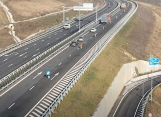 Alunecare de teren de amploare lângă autostrada A10 Sebeș-Turda Sebes Turda