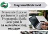 Perioada de înscriere în programul ”Rabla local”, prelungită afm