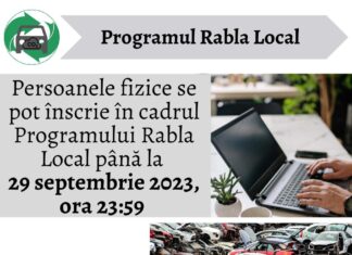 Perioada de înscriere în programul ”Rabla local”, prelungită afm