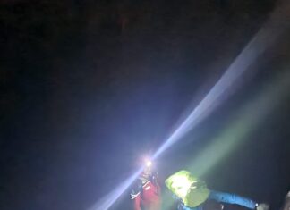 Turiști salvați din Valea Caraiman cu elicopterul Salvamont Busteni