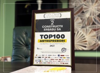 Compania Construcții Erbașu: ”Realizările echipei noastre din anul precedent se transformă în recunoaștere și premii” Foto: Facebook/Compania Construcții Erbașu
