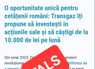 Numele şi imaginea ministrului Economiei, folosite în încercări de fraude online Site fals